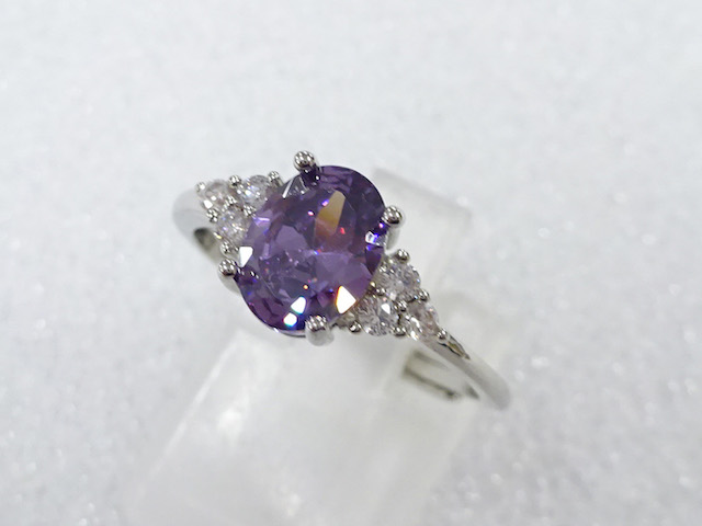 COLORED STONE FASHION RING / JP SIZE 15